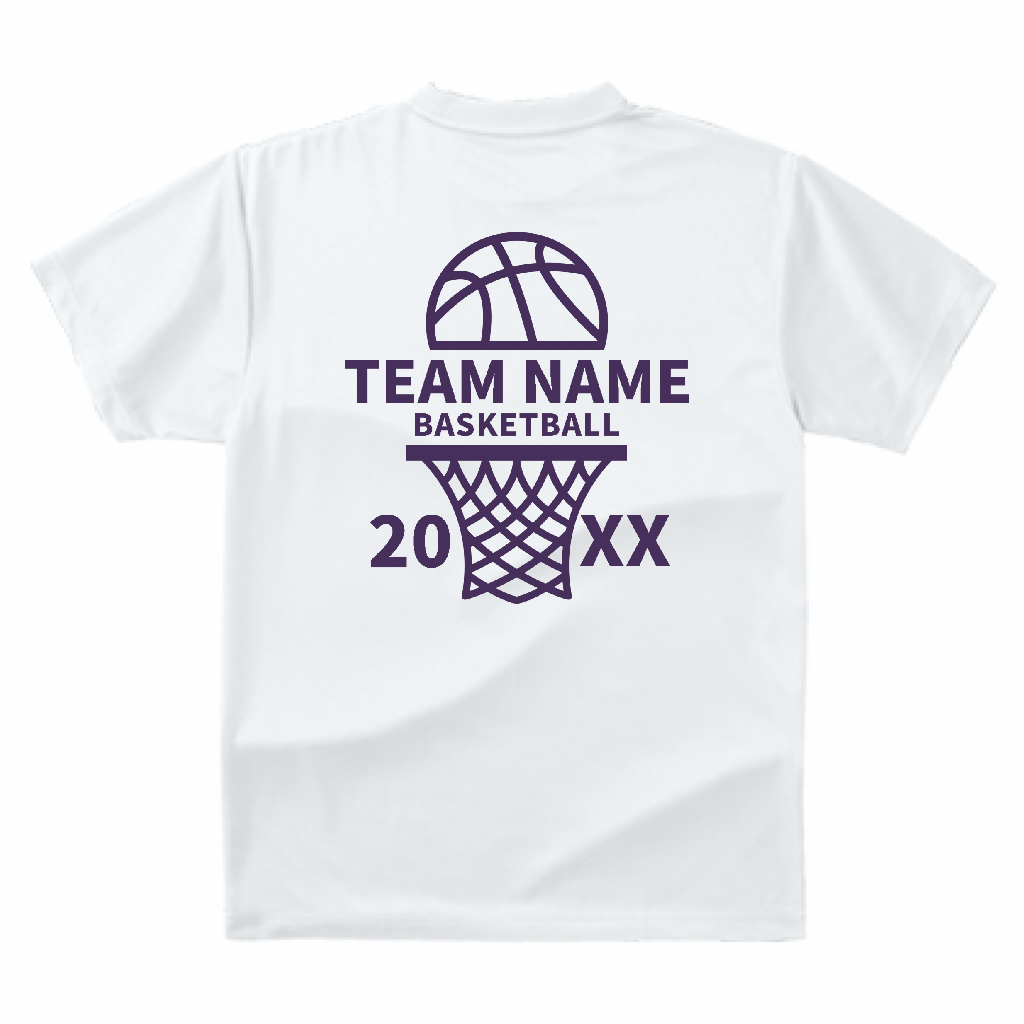 GILDAN Tシャツ ゴールのイラスト入りバスケのチームTシャツを